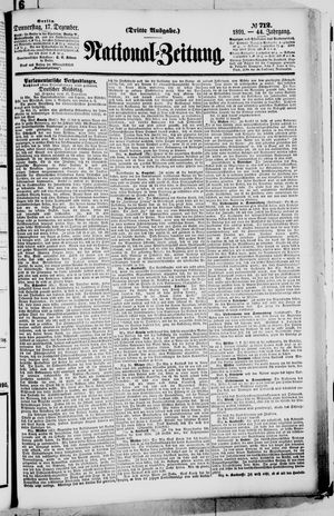 National-Zeitung vom 17.12.1891