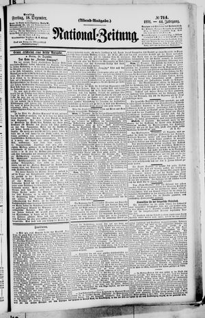 National-Zeitung vom 18.12.1891