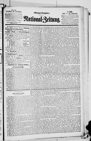 National-Zeitung vom 29.12.1891