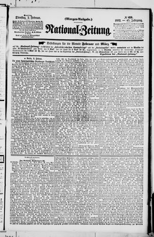 Nationalzeitung on Feb 2, 1892
