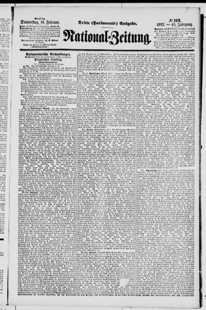 National-Zeitung vom 18.02.1892
