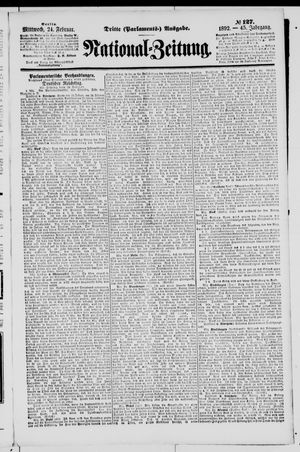 Nationalzeitung on Feb 24, 1892