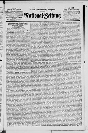 Nationalzeitung on Feb 26, 1892