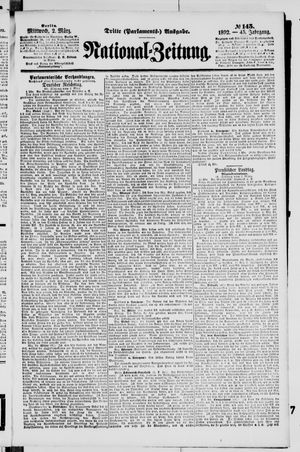 Nationalzeitung on Mar 2, 1892