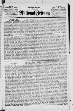 Nationalzeitung vom 03.03.1892