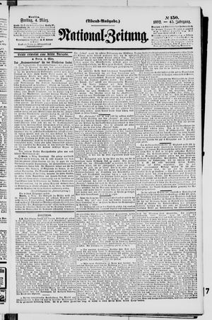 Nationalzeitung vom 04.03.1892