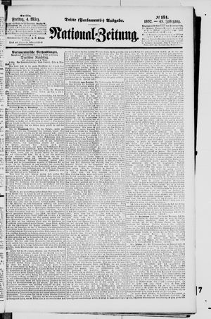 Nationalzeitung on Mar 4, 1892