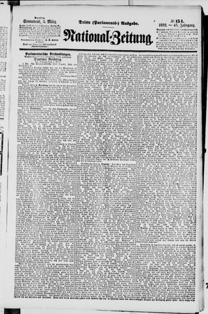 Nationalzeitung vom 05.03.1892