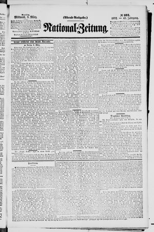 Nationalzeitung vom 09.03.1892