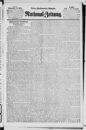 Nationalzeitung vom 12.03.1892