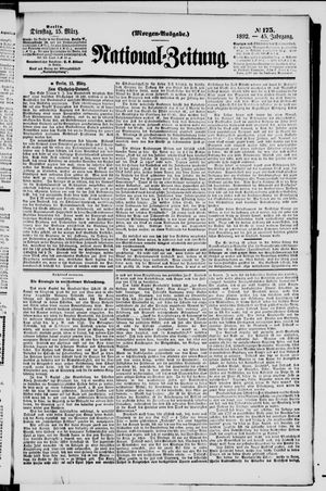 Nationalzeitung vom 15.03.1892
