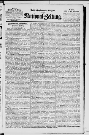 Nationalzeitung vom 15.03.1892