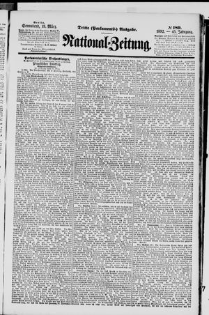 Nationalzeitung on Mar 19, 1892