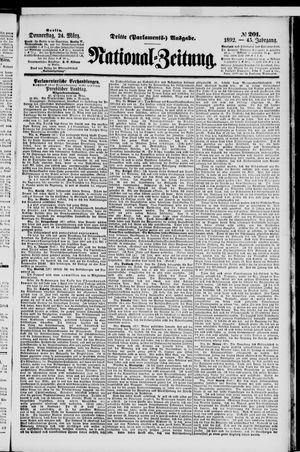 Nationalzeitung on Mar 24, 1892