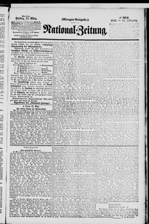 Nationalzeitung on Mar 25, 1892