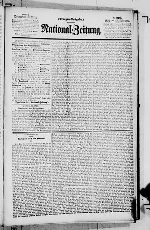 Nationalzeitung on Mar 31, 1892