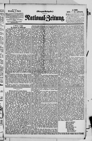 Nationalzeitung vom 05.04.1892