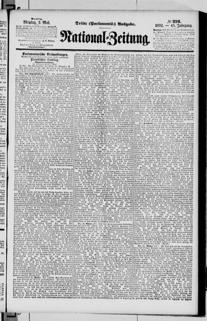 Nationalzeitung vom 02.05.1892