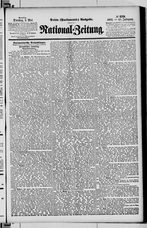 Nationalzeitung vom 03.05.1892