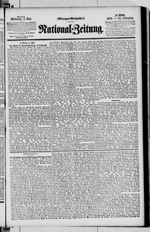 Nationalzeitung vom 04.05.1892