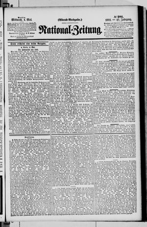 Nationalzeitung on May 4, 1892