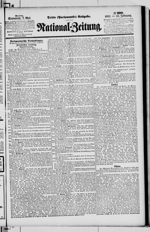 Nationalzeitung vom 07.05.1892
