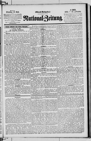 Nationalzeitung vom 10.05.1892