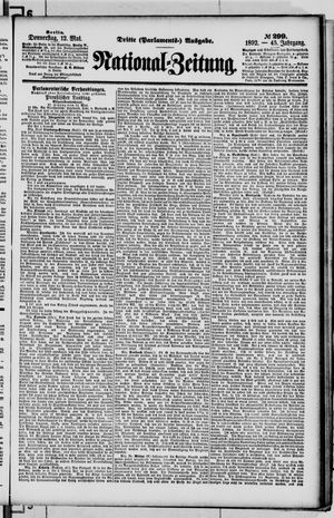 National-Zeitung vom 12.05.1892