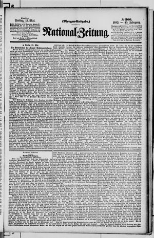 Nationalzeitung vom 13.05.1892