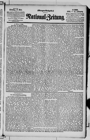 Nationalzeitung vom 17.05.1892