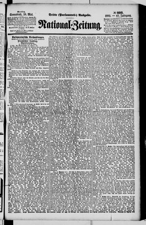 Nationalzeitung on May 28, 1892