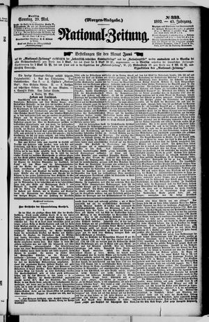 Nationalzeitung vom 29.05.1892