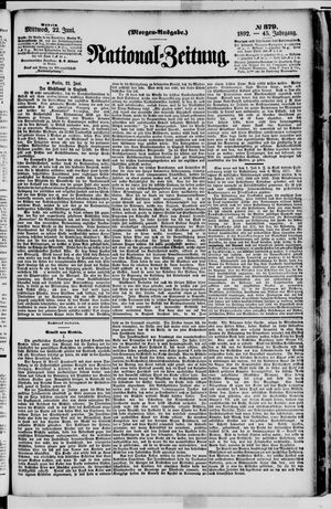 Nationalzeitung on Jun 22, 1892