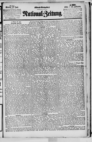 National-Zeitung vom 27.06.1892