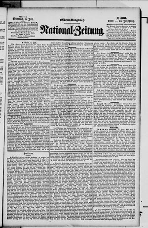 Nationalzeitung on Jul 6, 1892