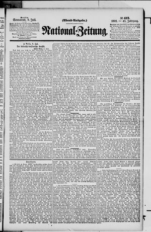 Nationalzeitung vom 09.07.1892