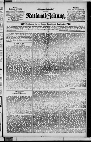 National-Zeitung vom 17.07.1892