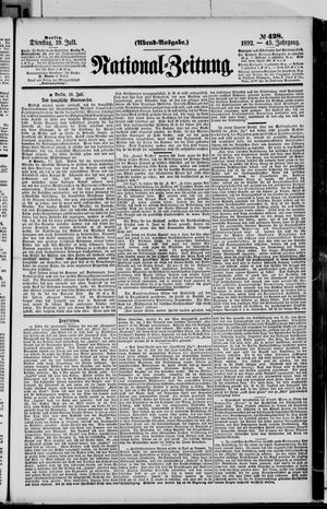 Nationalzeitung on Jul 19, 1892