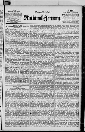 Nationalzeitung on Jul 22, 1892