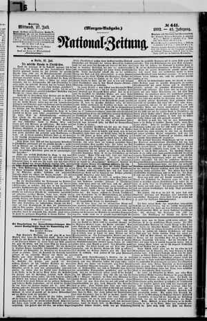 National-Zeitung vom 27.07.1892