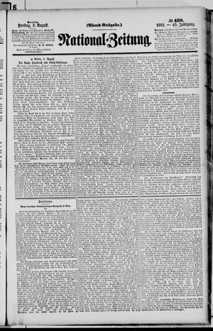 National-Zeitung vom 05.08.1892
