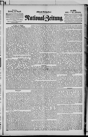 National-Zeitung vom 12.08.1892