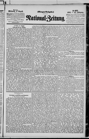 National-Zeitung vom 17.08.1892