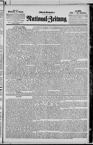 National-Zeitung vom 17.08.1892