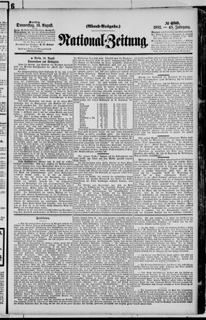 National-Zeitung vom 18.08.1892
