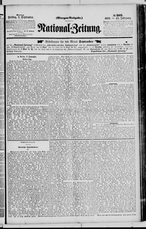 National-Zeitung vom 02.09.1892