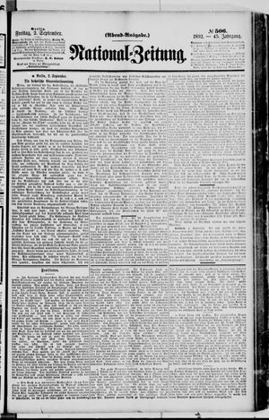 National-Zeitung vom 02.09.1892