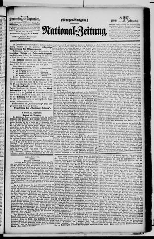 National-Zeitung vom 15.09.1892