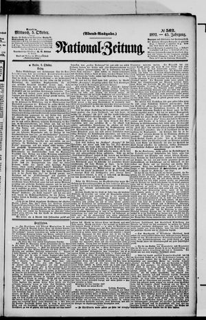 National-Zeitung vom 05.10.1892