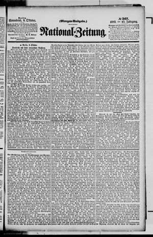 National-Zeitung vom 08.10.1892